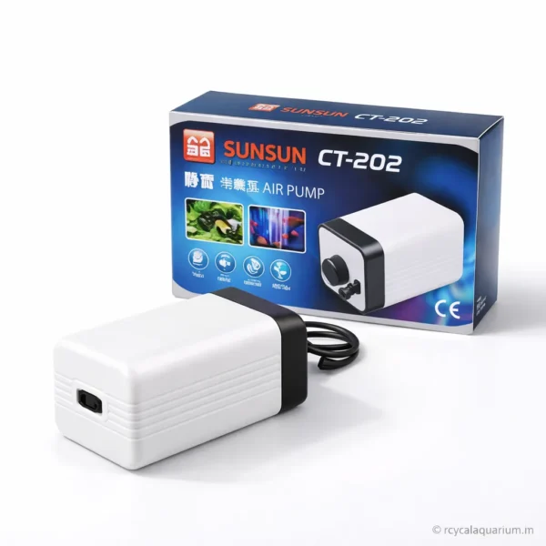 SunSun CT-202 Dual Outlet Air Pump - Adjustable Silent Aerator