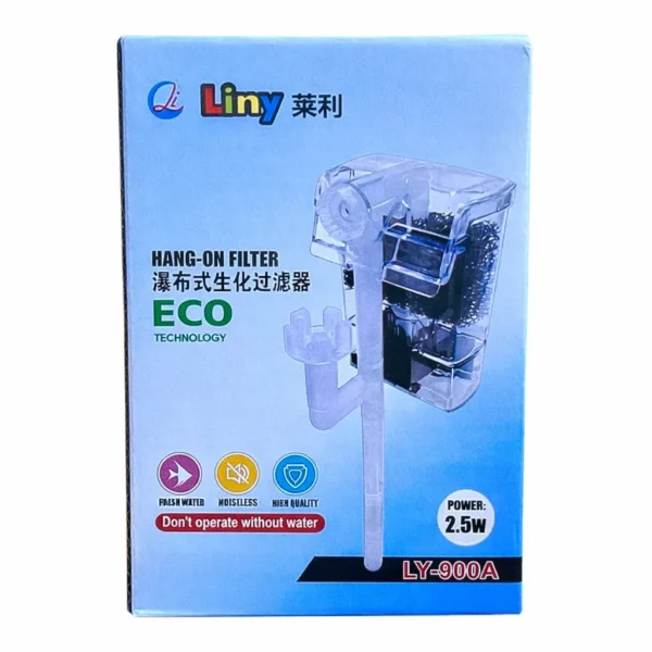 Buy Liny LY-900A Nano Hang-On Filter - 2.5W Slim Filter Online – Royal Aquarium Liny LY-900A Filter