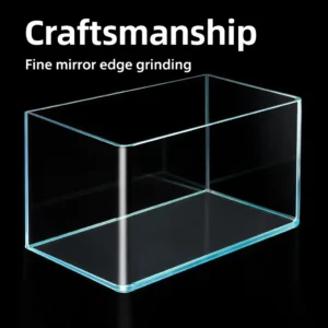 1.15 Feet Curved Glass Aquarium – 35cm Seamless Fish Tank