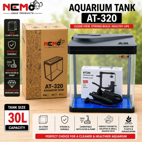 Buy Nemo AT 320 Aquarium Tank Online – Royal Aquarium Nemo-AT-320