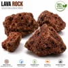 Red Lava Rocks