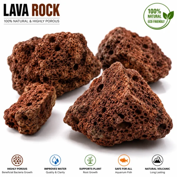 Red Lava Rocks